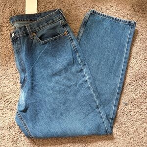 Levi's 550 Men's Straight Jeans — Classic Blue Denim 40x32